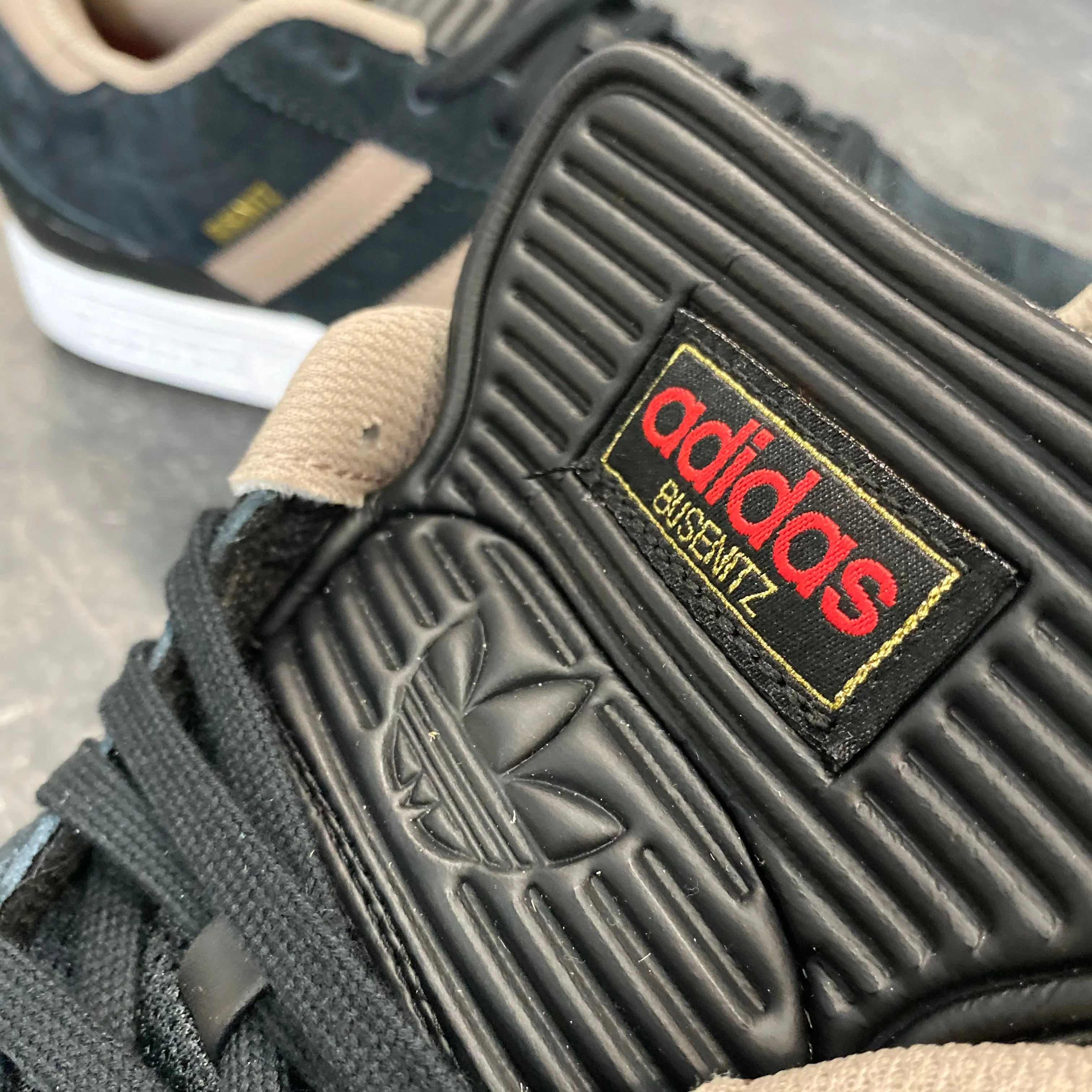 Adidas Busenitz Black/Charcoal Brown/White