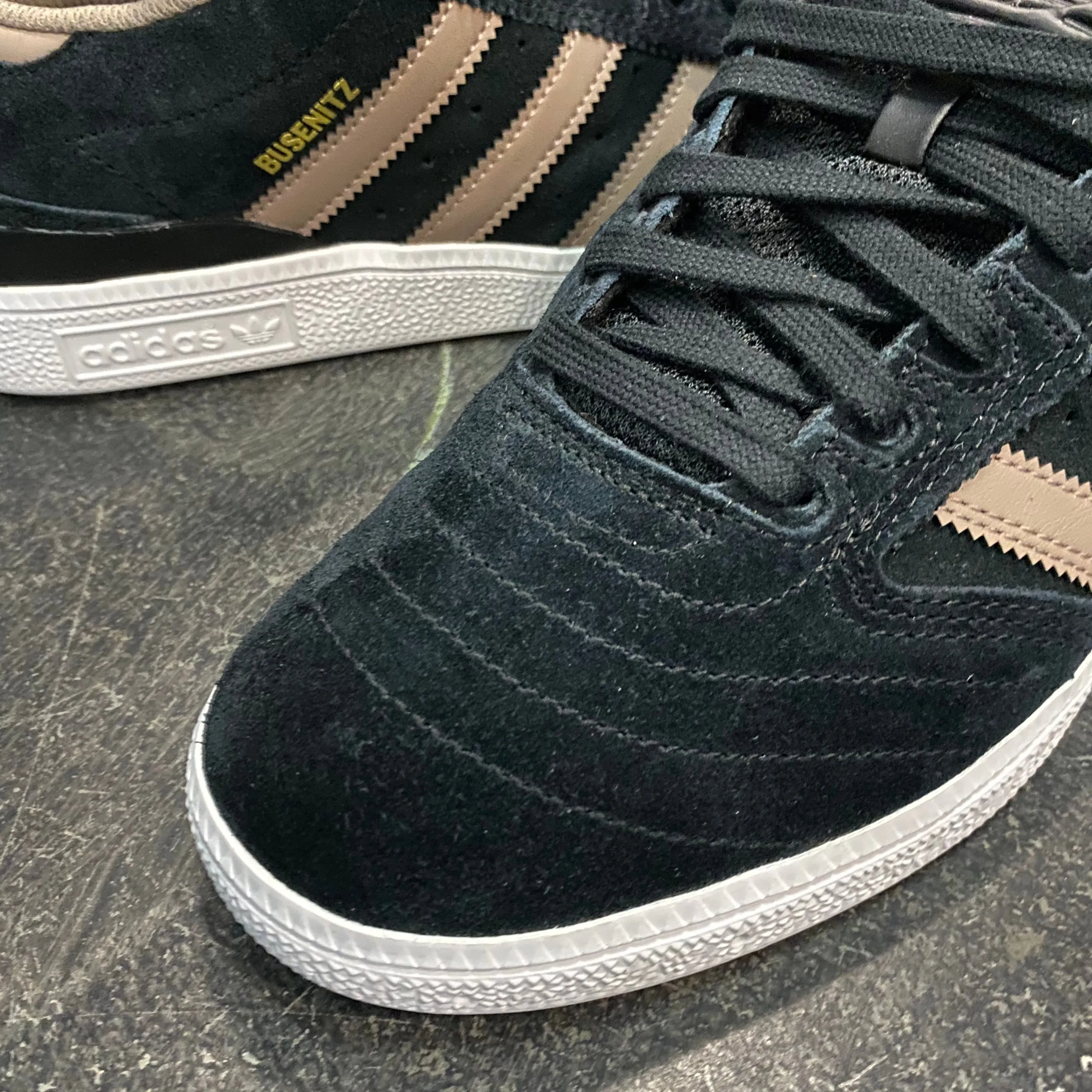 Adidas Busenitz Black/Charcoal Brown/White