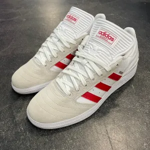Adidas Busenitz White/Scarlet