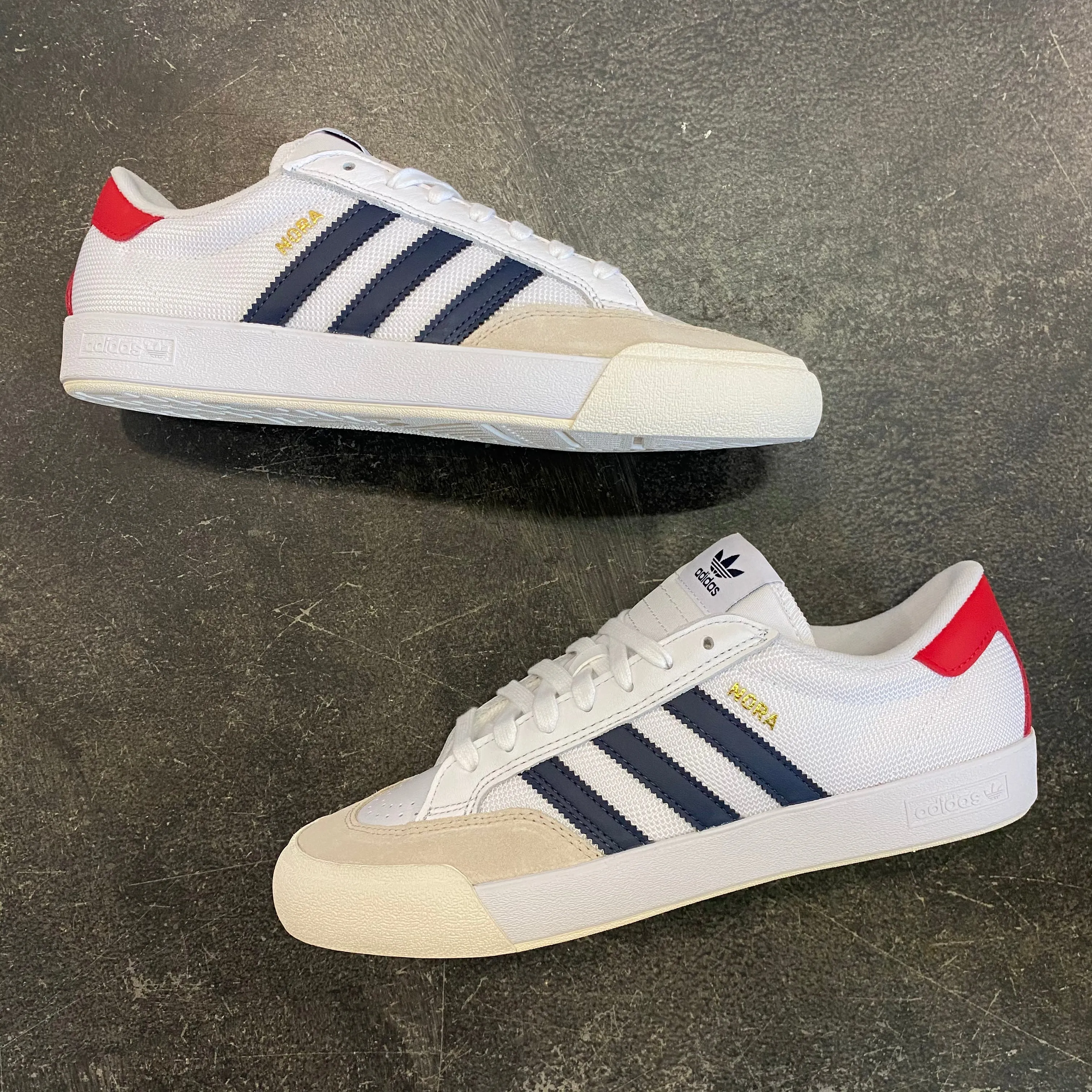 Adidas Nora White/Navy/Scarlet