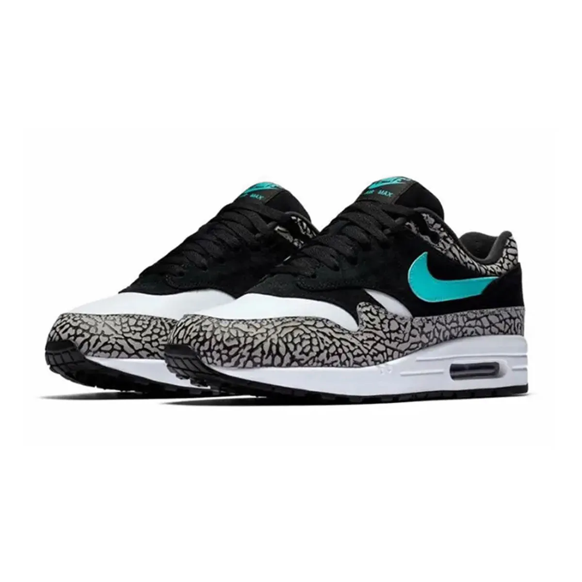 atmos × NIKE AIR MAX 1 PREMIUM RETRO (MEDIUM GREY/CLEAR JADE) アトモス × ナイキ エアマックス1 プレミアム レトロ エレファント【908366-001】