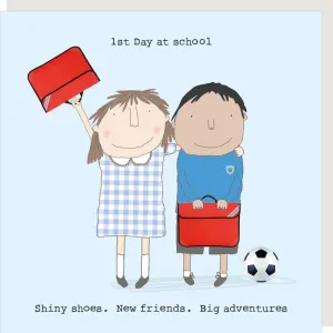 First Day at School Greetings Card