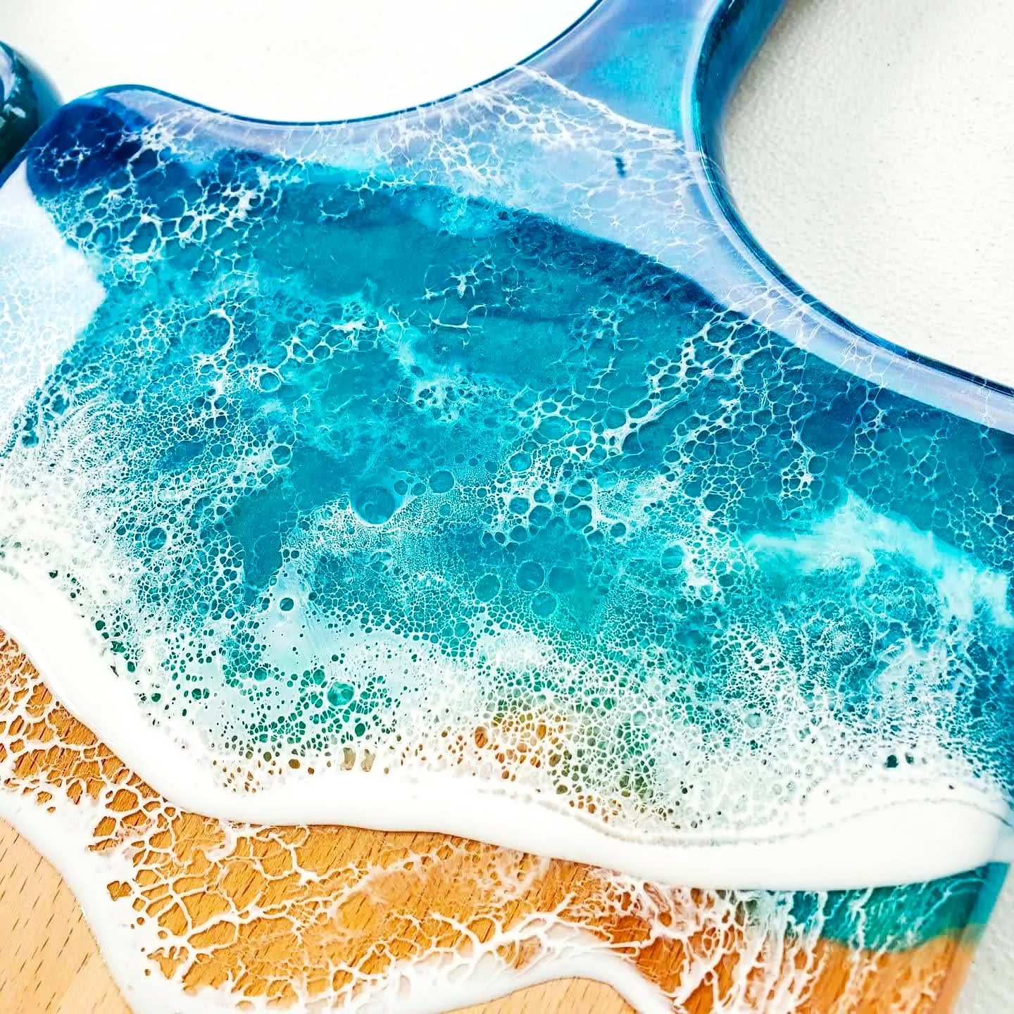 Made-to-Order Ocean Waves Serving Board