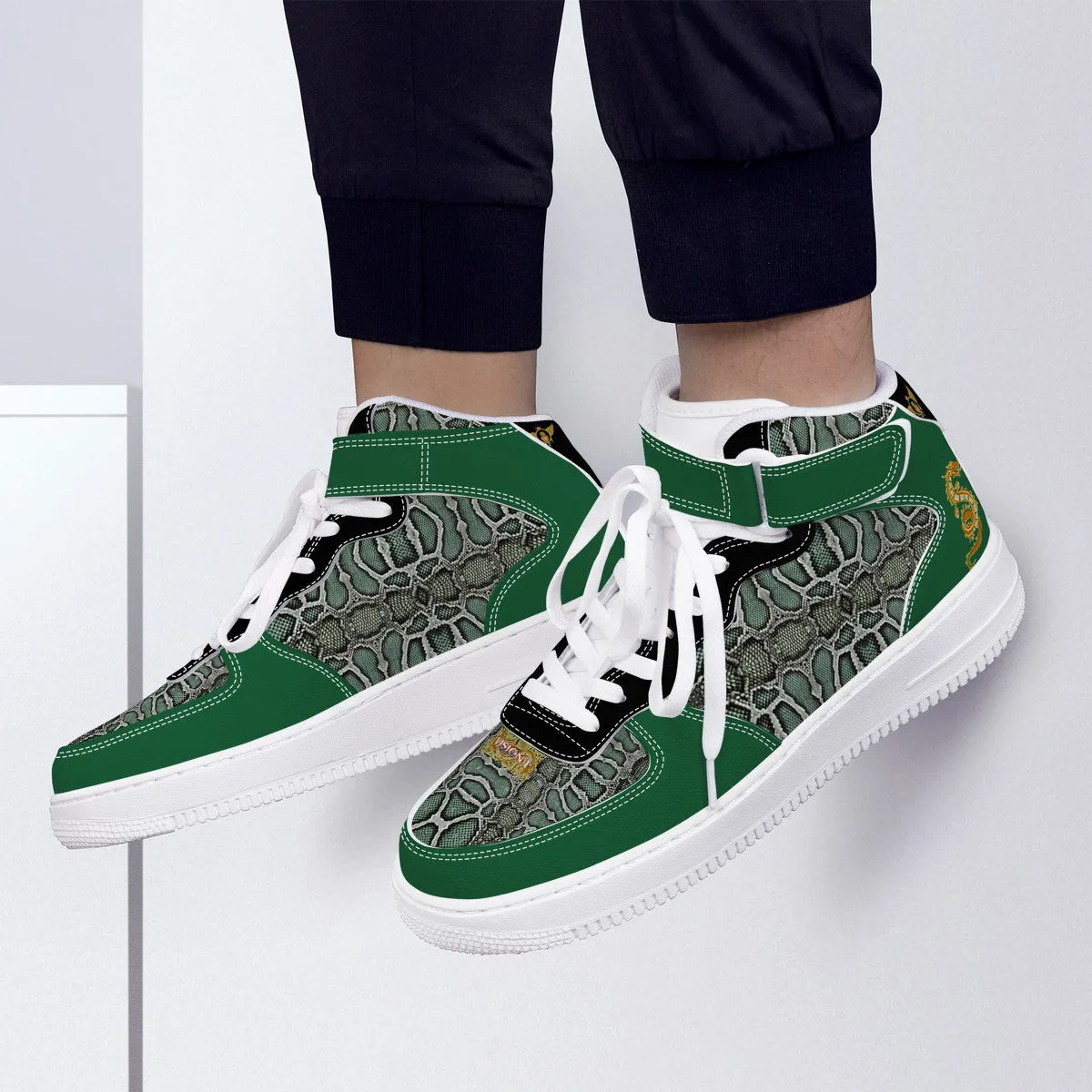 Majestic Green | High Top Customized | Shoe Zero