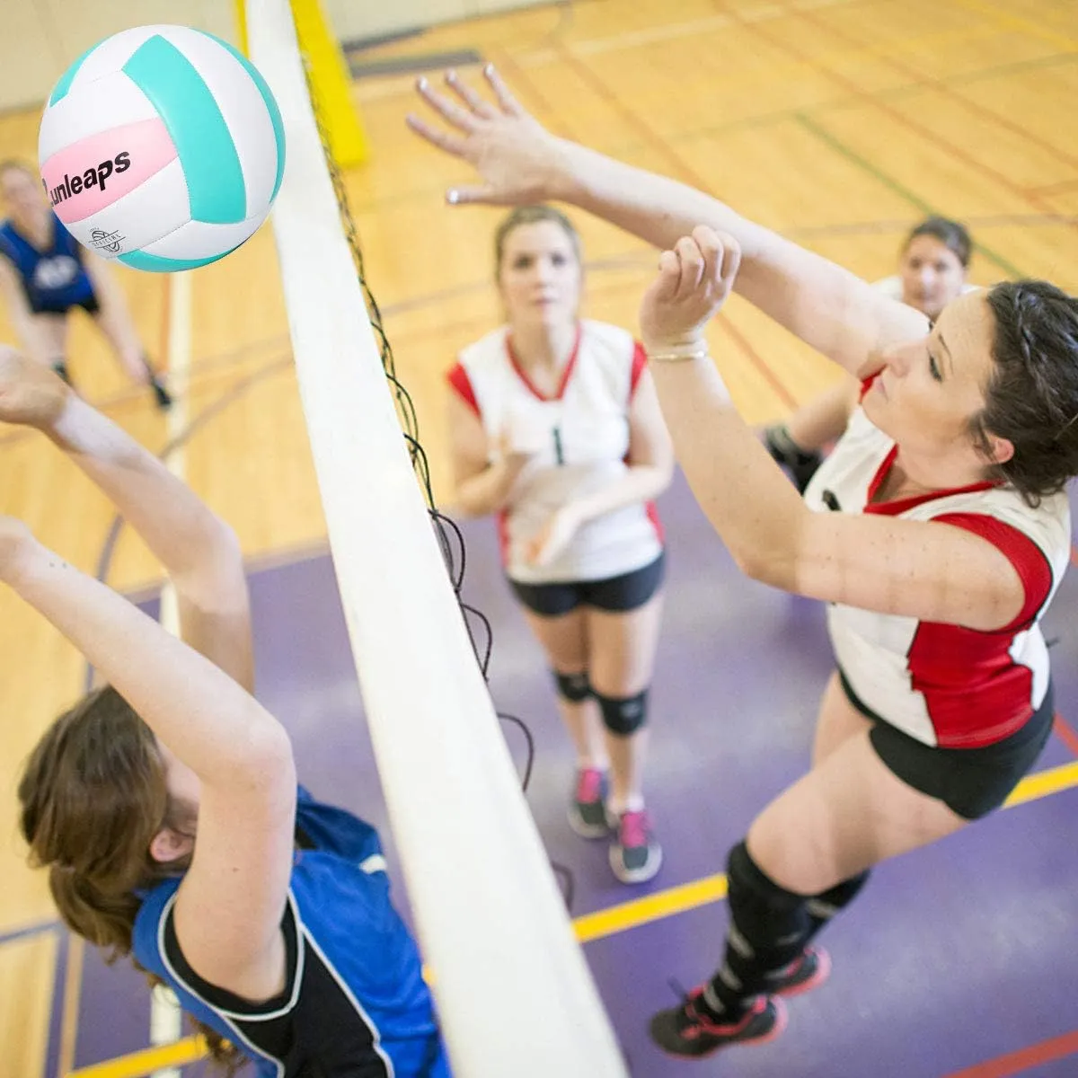 Runleaps Volleyball, beach volley ball entranement pour la plage, l'extrieur et l'intrieur Taille 5 Fitnessterapy
