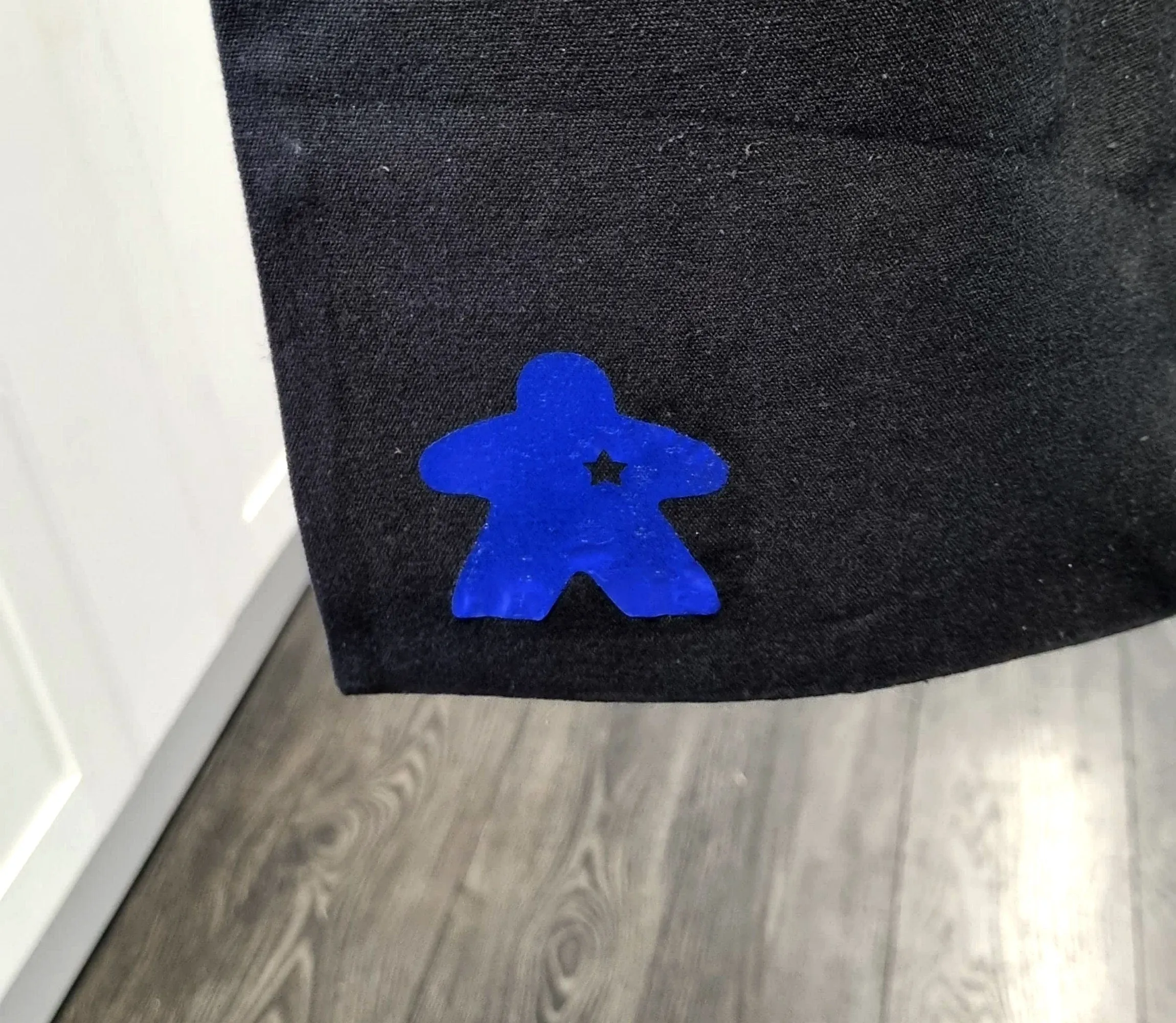 set of 5 iron on MEEPLE FAMILY STICKERS in a variety of colours