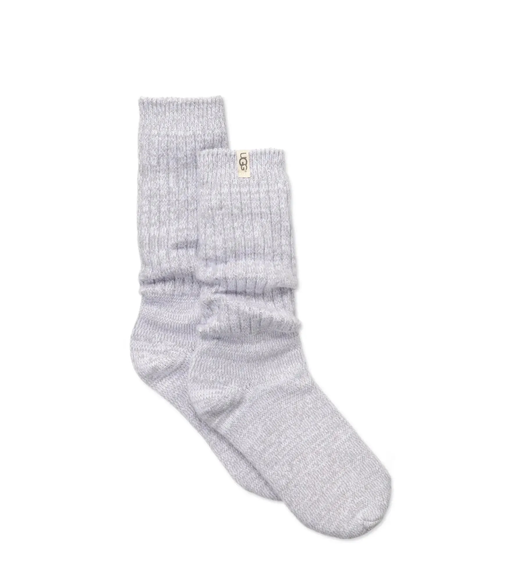 Womens Rib Knit Slouch Crew Socks  Cozy & Stylish