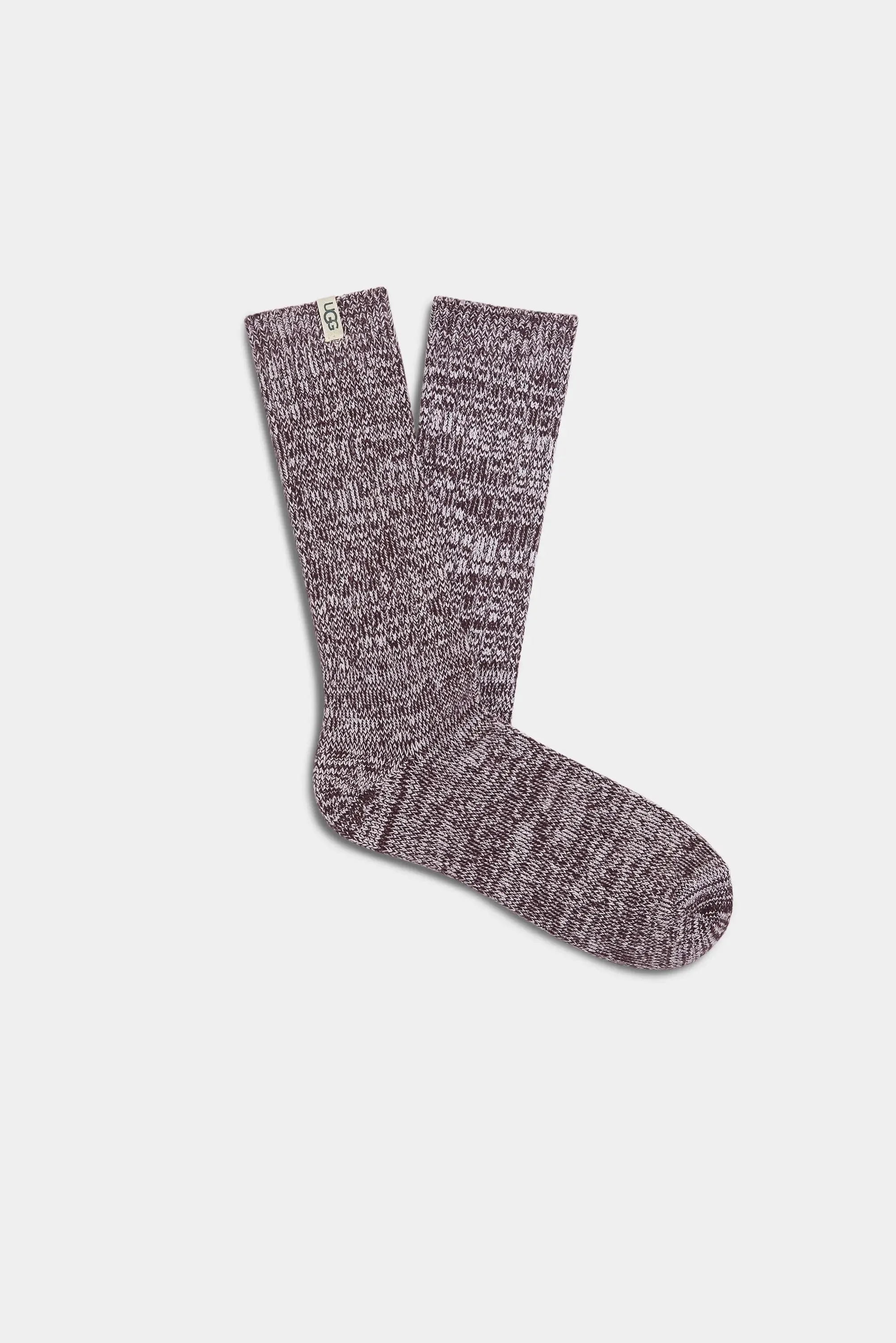 Womens Rib Knit Slouch Crew Socks  Cozy & Stylish