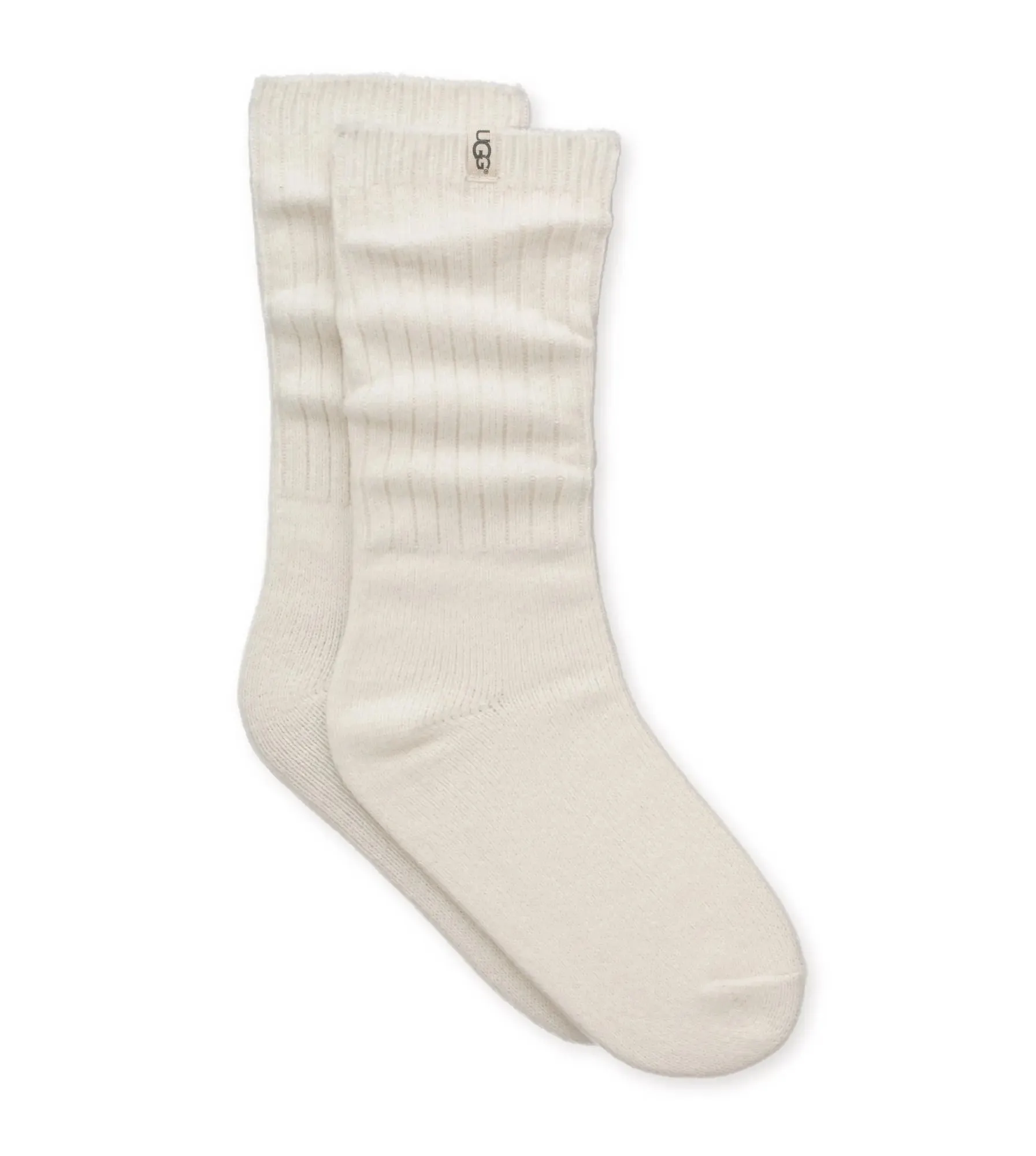 Womens Rib Knit Slouch Crew Socks  Cozy & Stylish