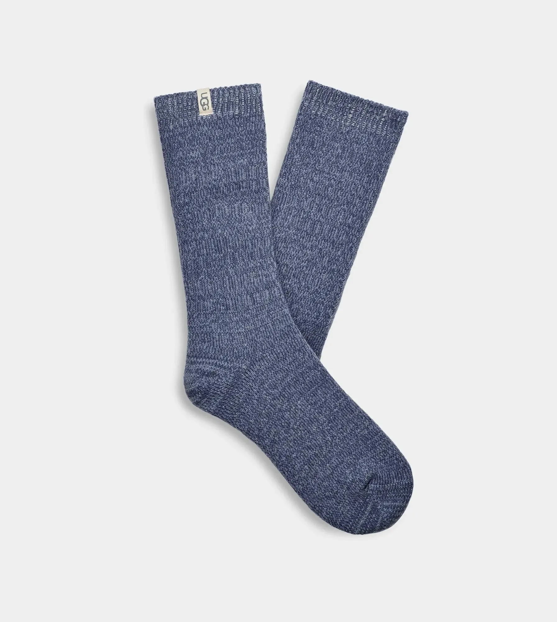 Womens Rib Knit Slouch Crew Socks  Cozy & Stylish