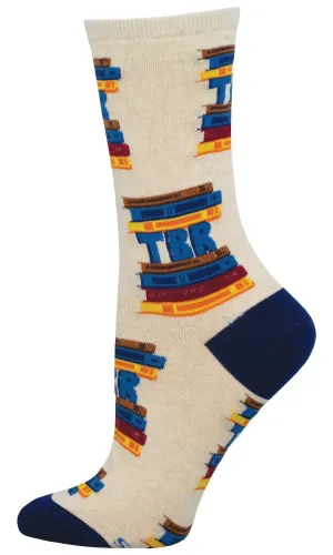 Women's SockSmith To Be Read Pile Socks  A Must-Have for Book Lovers
